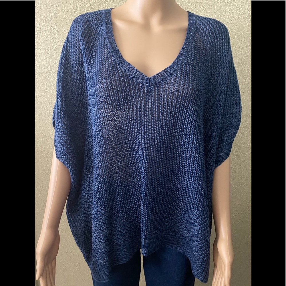 NWT Polo Ralph Lauren Open-Knit Linen Sweater